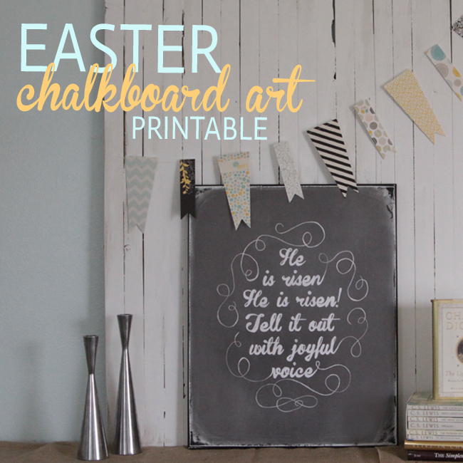 Easter Chalkboard Art Printable It s Always Autumn