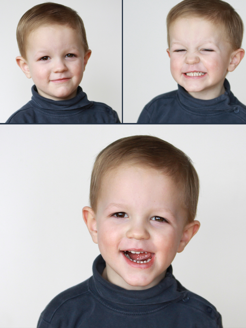 A small child smiling at the camera for a great picture