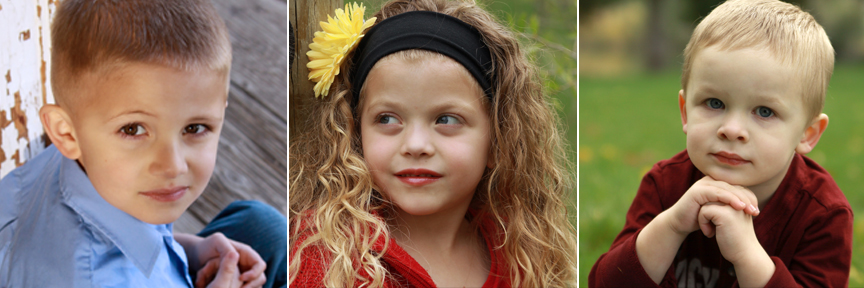 A close up of a little girl who is looking away