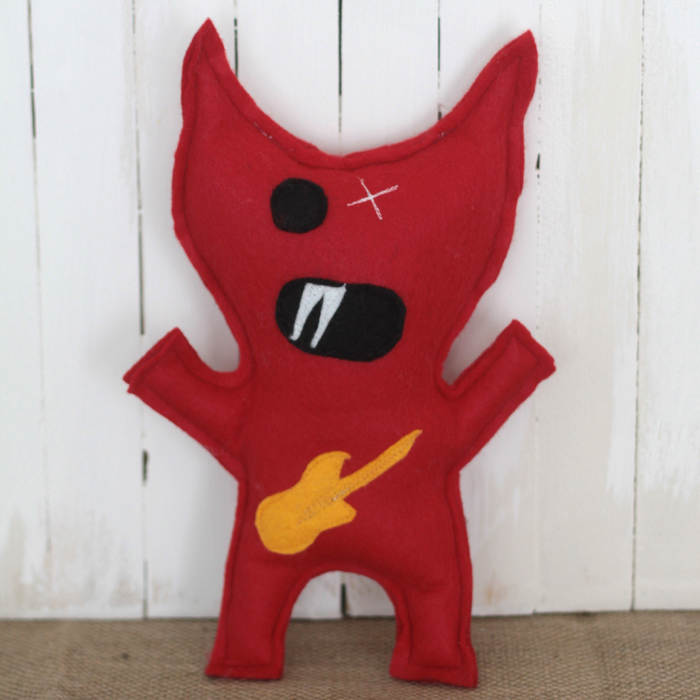 DIY felt monster toy