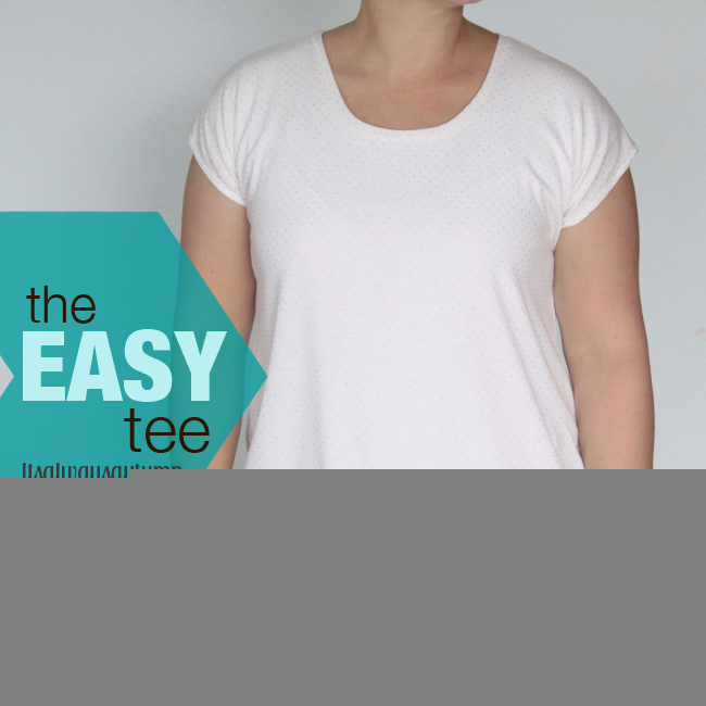 The easy tee shirt in white