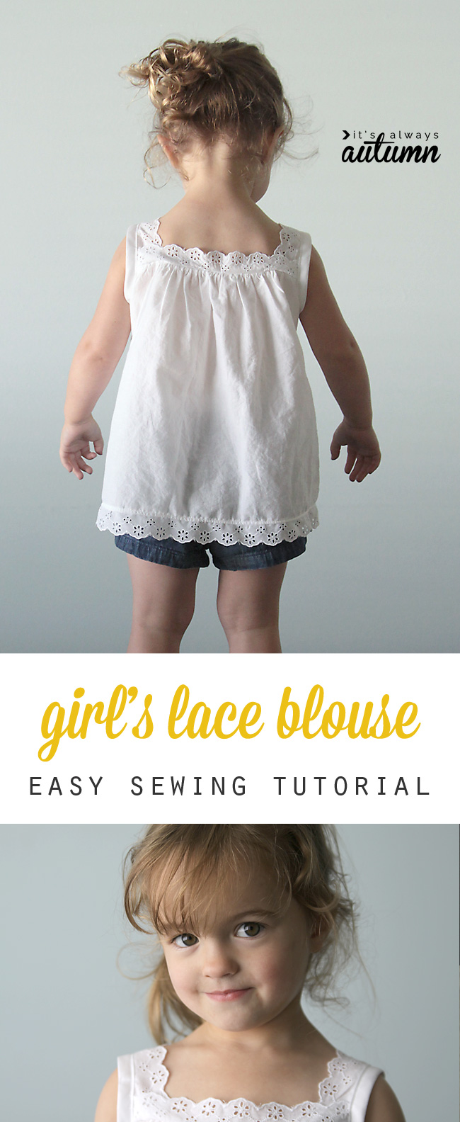 This is beautiful! The sewing tutorial actually looks pretty easy - I think I'm going to try it.