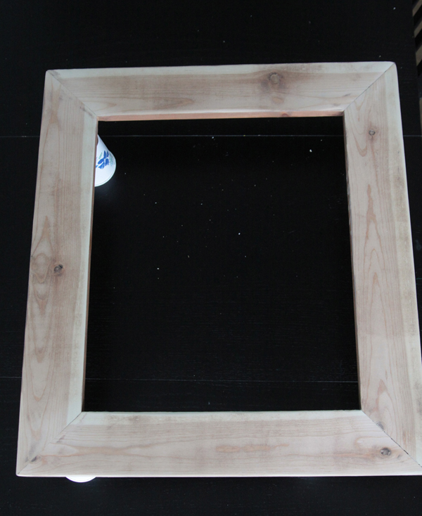 DIY wood frame