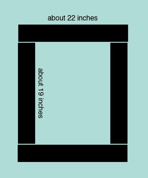 measurement diagram for wood frame