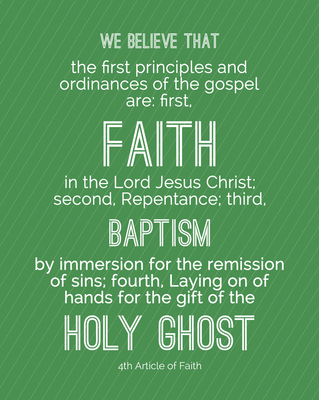 lds articles of faith four printable