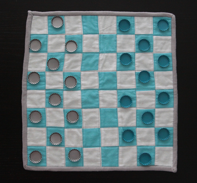 handmade fabric chess set