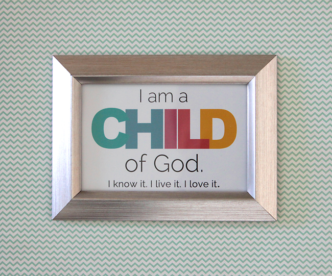 I Am A Child Of God Free Printable Its Always Autumn