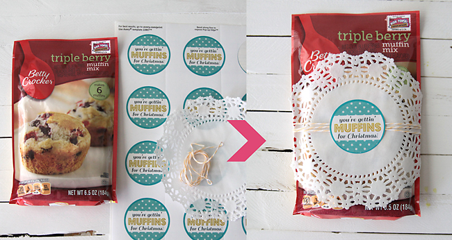 easy paper plate basket for muffins + printable tags - It's Always Autumn
