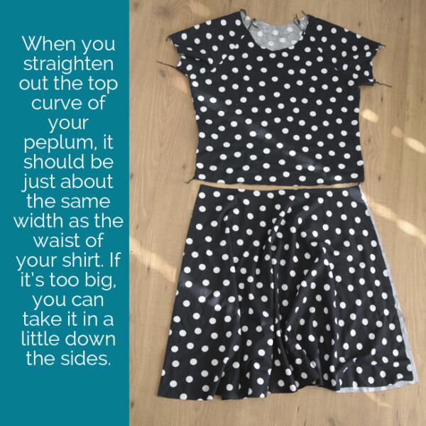 how to sew a peplum shirt - It's Always Autumn