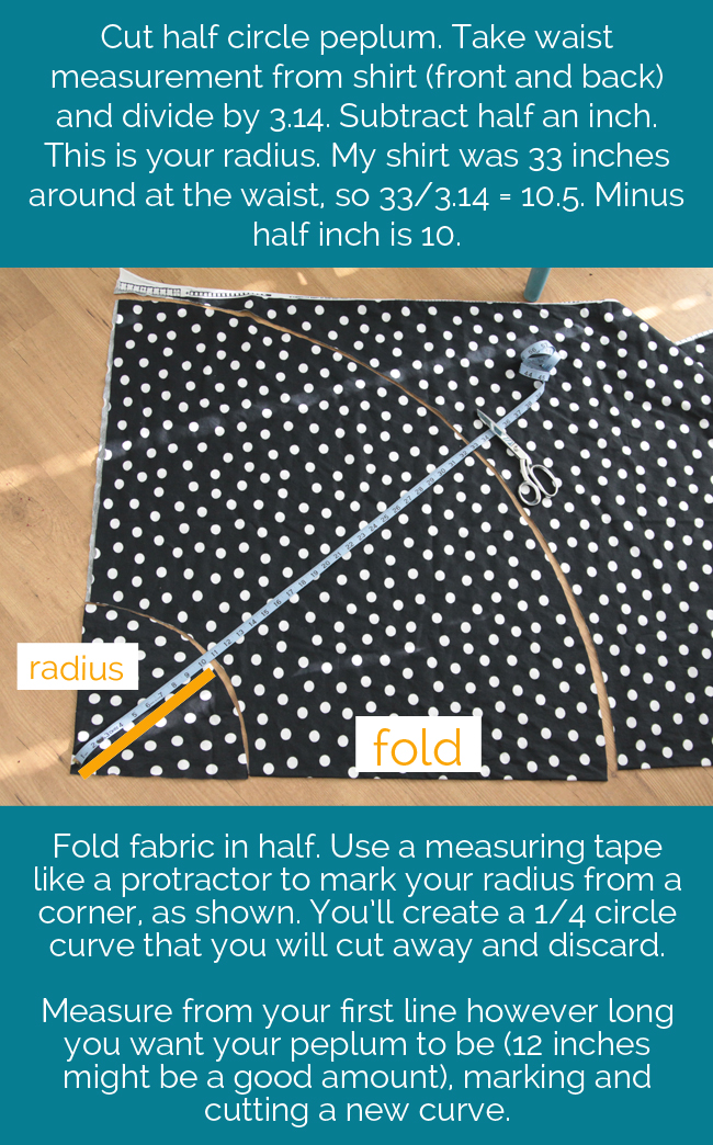 how to sew circle skirt