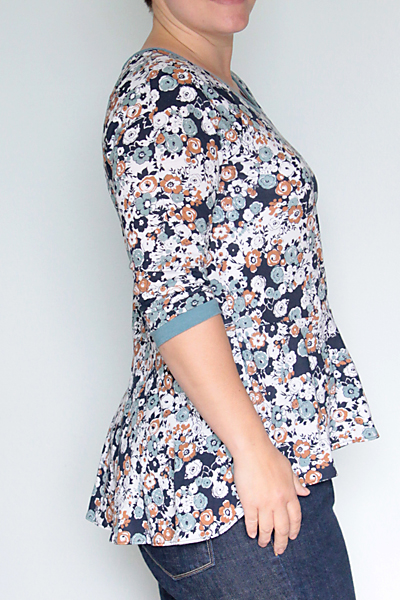 hi lo peplum top
