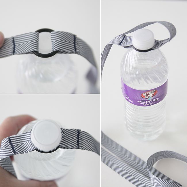 easy DIY Oring water bottle holder It's Always Autumn