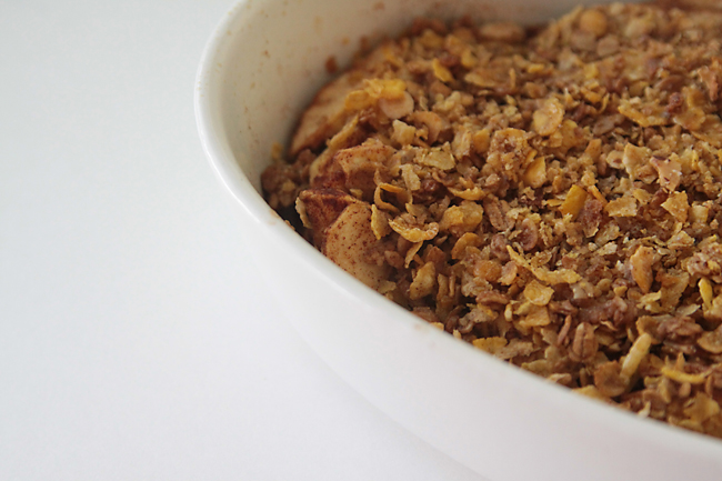 easy guiltless apple crisp recipe