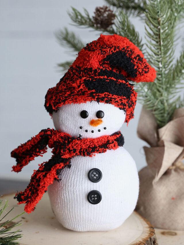 Easy Sock Snowman {Fun Christmas Craft!} Story