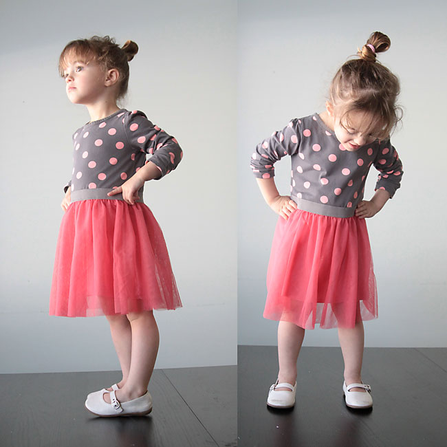 simple sewing tutorial for a cute girls' ballet inspired dress