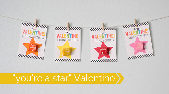 great DIY Valentine's day card your kids can help make!