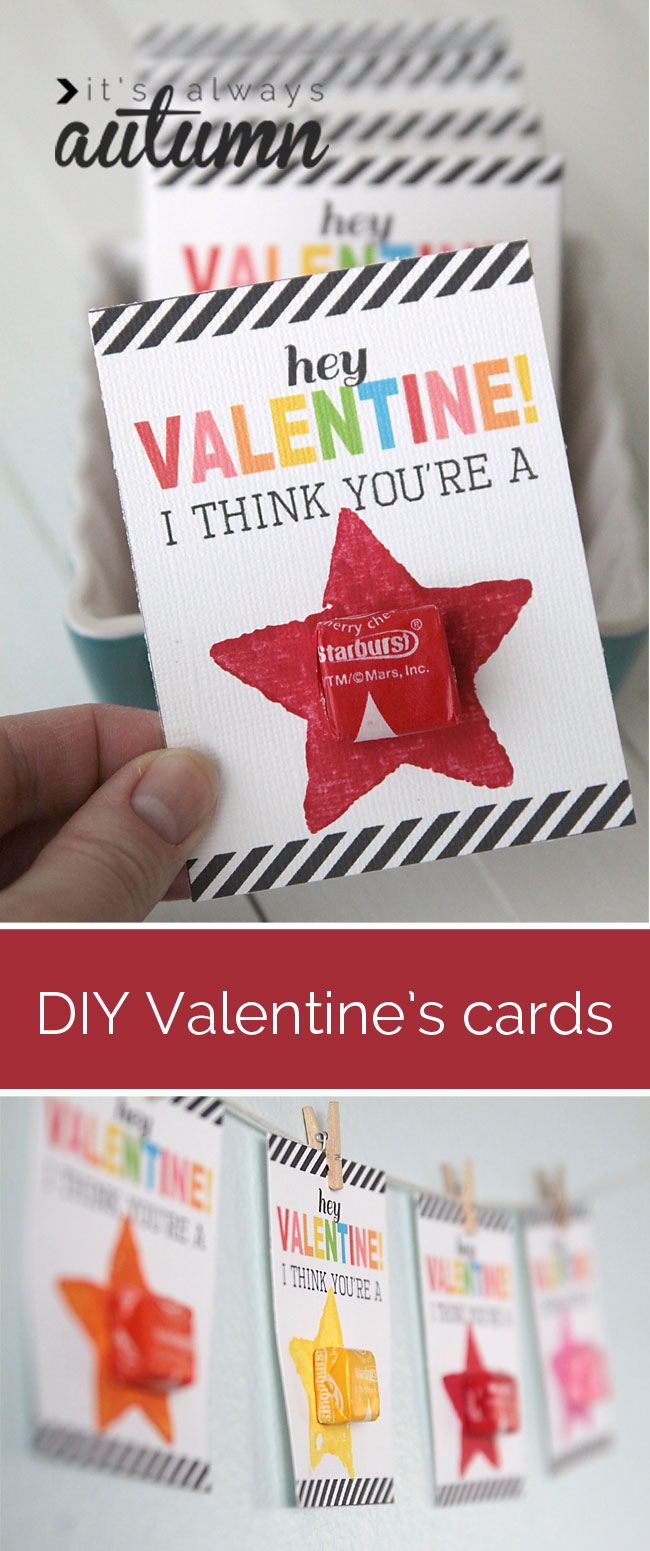 great DIY project: Valentine's day cards your kids can help make