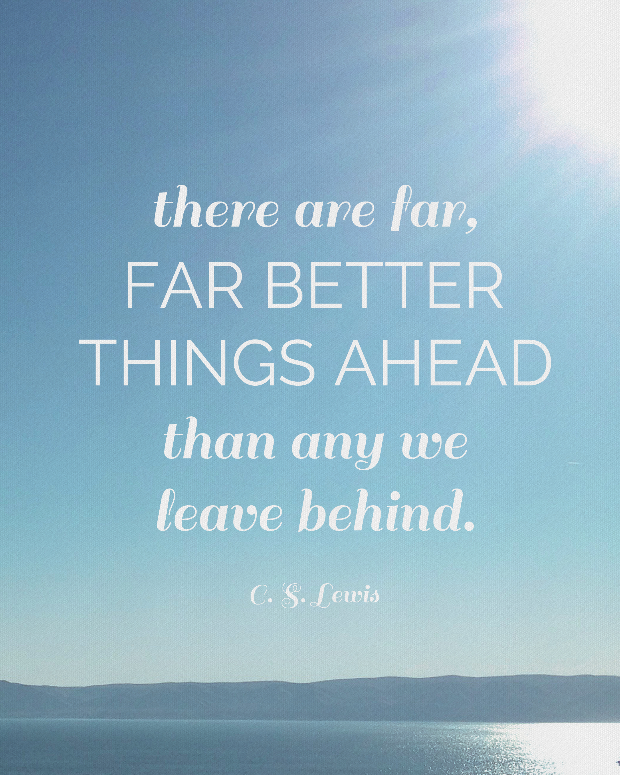 God s love free LDS quote printable artwork · free C S Lewis quote printable far better things ahead