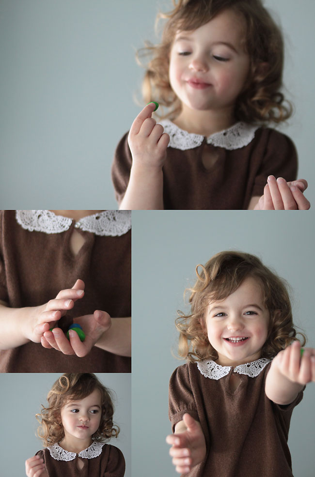 how to add a cute collar made from a doily to a girls sweater