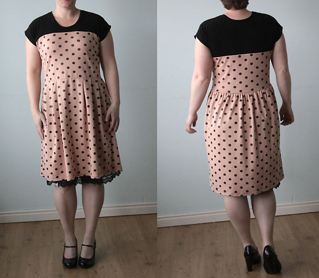 sew a cute dress using a t-shirt pattern