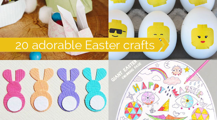 20 Adorable Easter Crafts Easy Enough For Kids It S