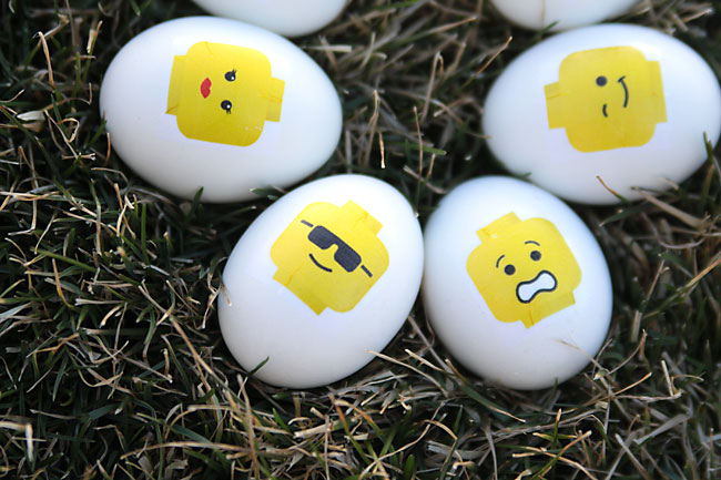DIY lego Easter eggs