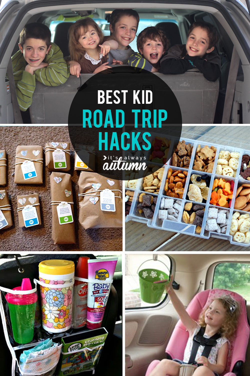 Best hacks for road trips for kids! Things to do, ways to stay organized, fun food, and more!