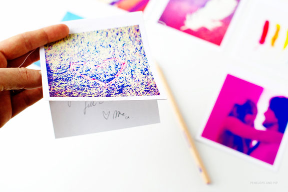 DIY photo cards