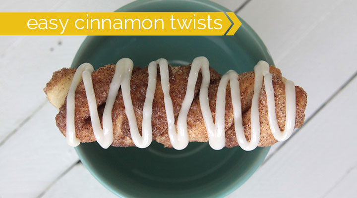 super easy cinnamon twists are ready in just 30 minutes! great recipe