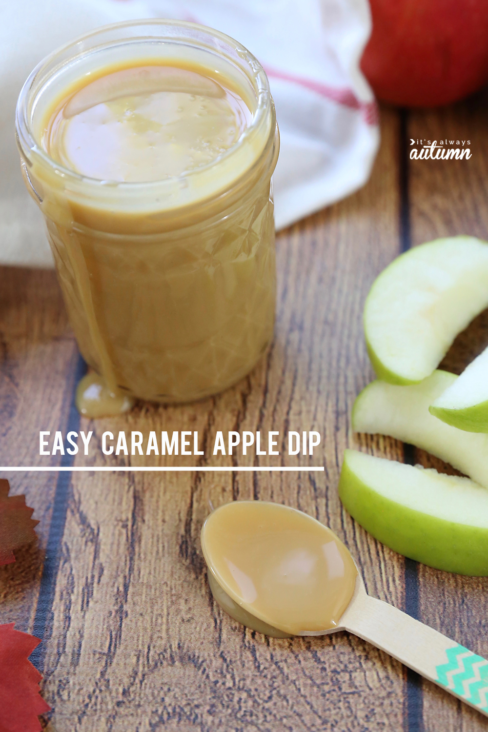 Learn how to make amazing caramel apple dip with just one ingredient! 