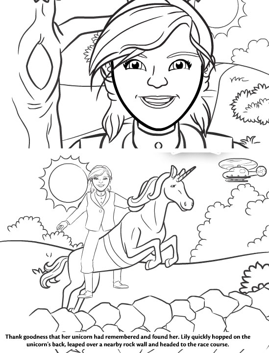 personalized coloring page