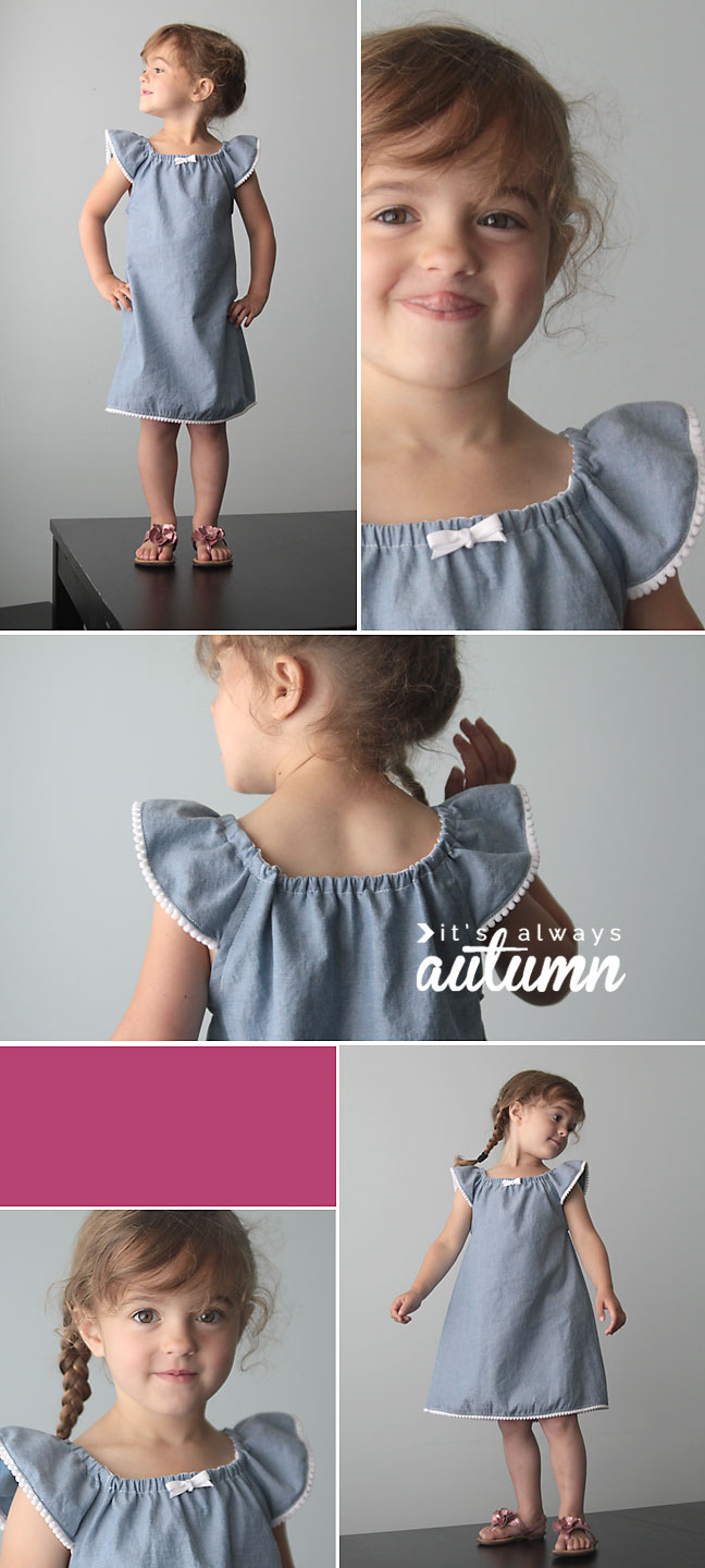 how to make a cute sundress with flutter sleeves sewing tutorial