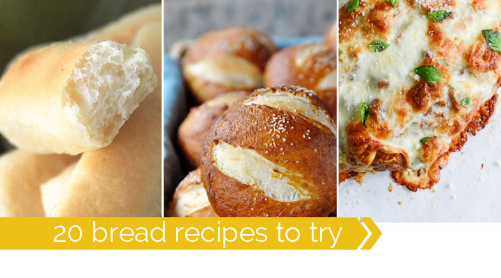 20 delicious bread recipes to try - perfect for fall baking!