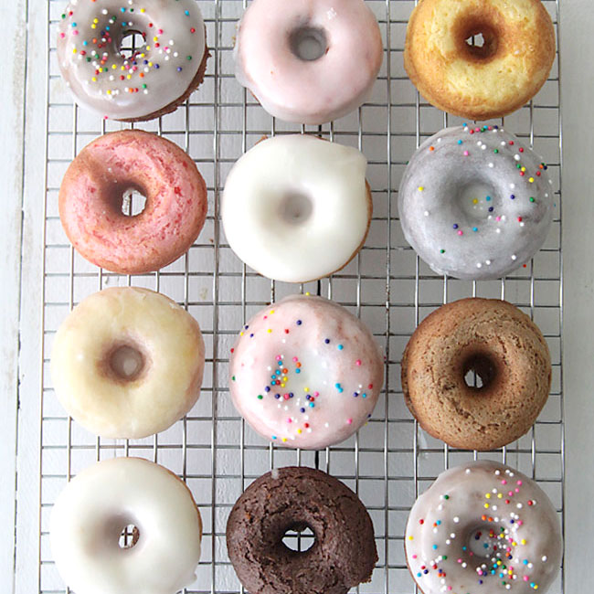 Mini Cake Mix Donuts Baked Not Fried