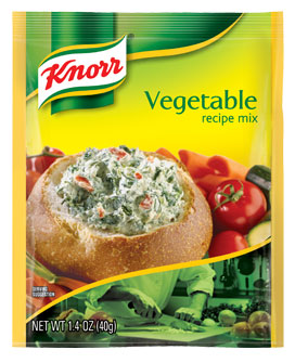 Knorr vegetable recipe mix seasoning packet