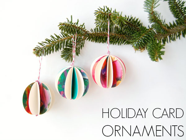 DIY paper Christmas ornaments