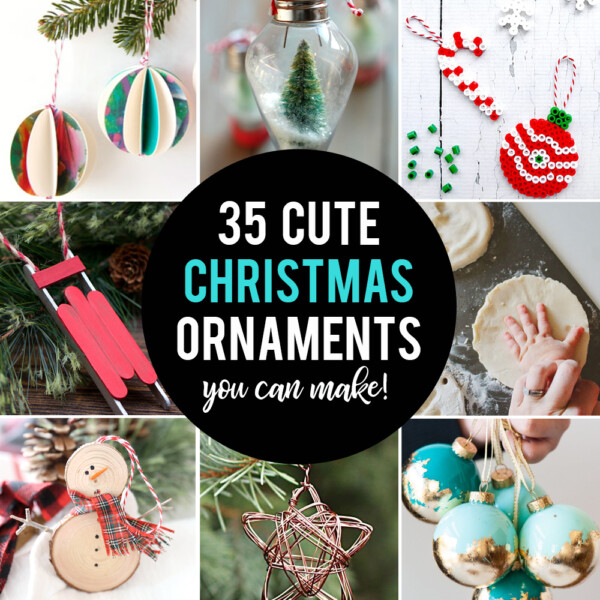 35 gorgeous DIY Christmas ornaments you can make at home!