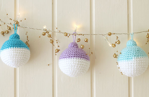 crocheted Christmas ornament