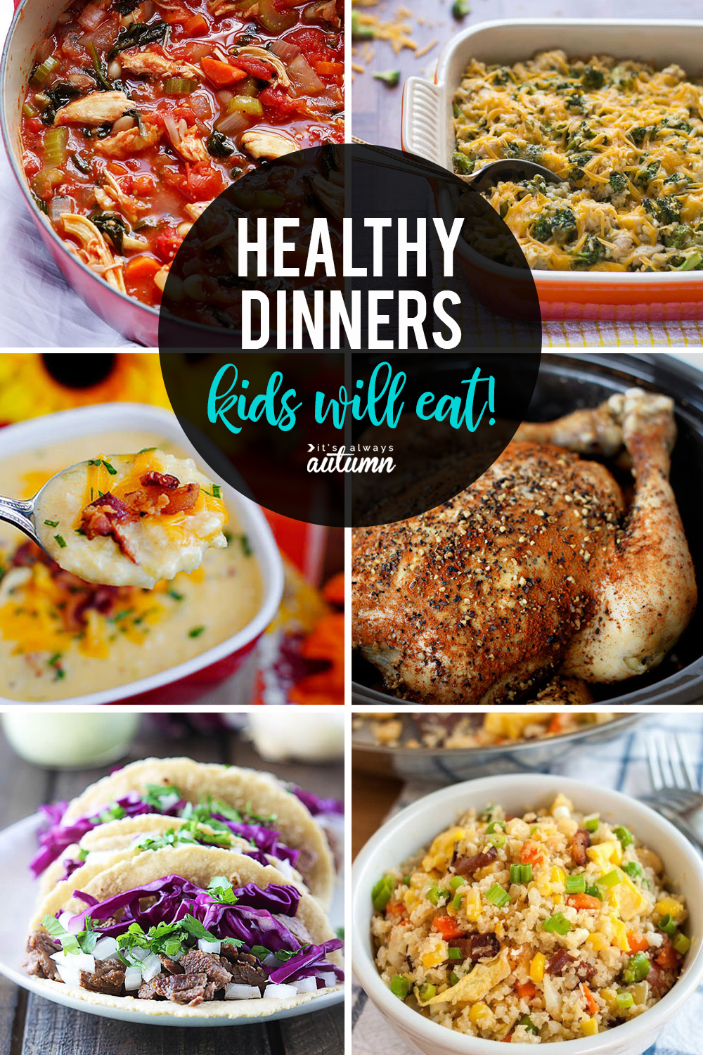 Have picky eaters? Click through for 20 healthy recipes that kids will love. Healthy dinner ideas for families.