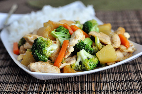 Teriyaki chicken stir fry