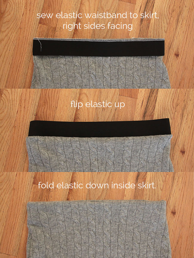 easy cable knit pencil skirt {made from a sweater} - It's Always Autumn