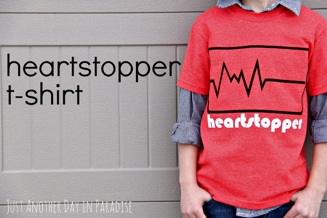 DIY heartshopper t-shirt