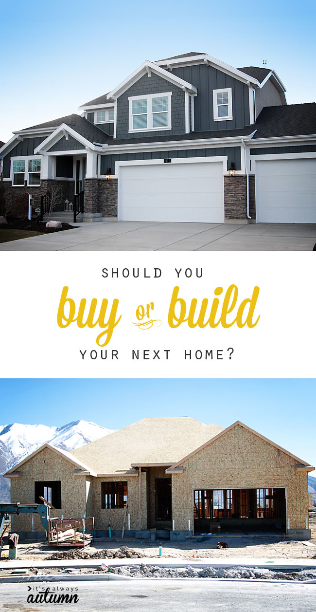 pros and cons of building a new house vs buying an existing home