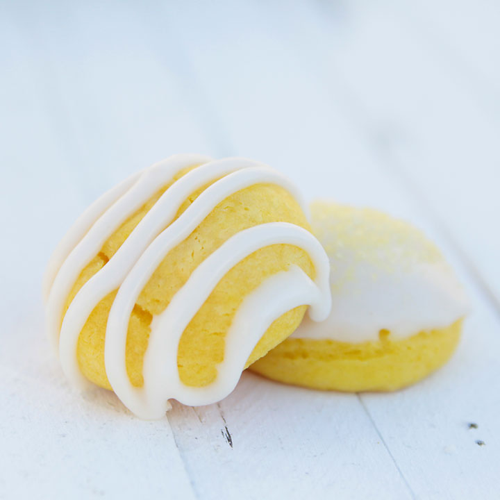 these crazy delicious lemon cookies only take a few minutes to make since they start with a cake mix