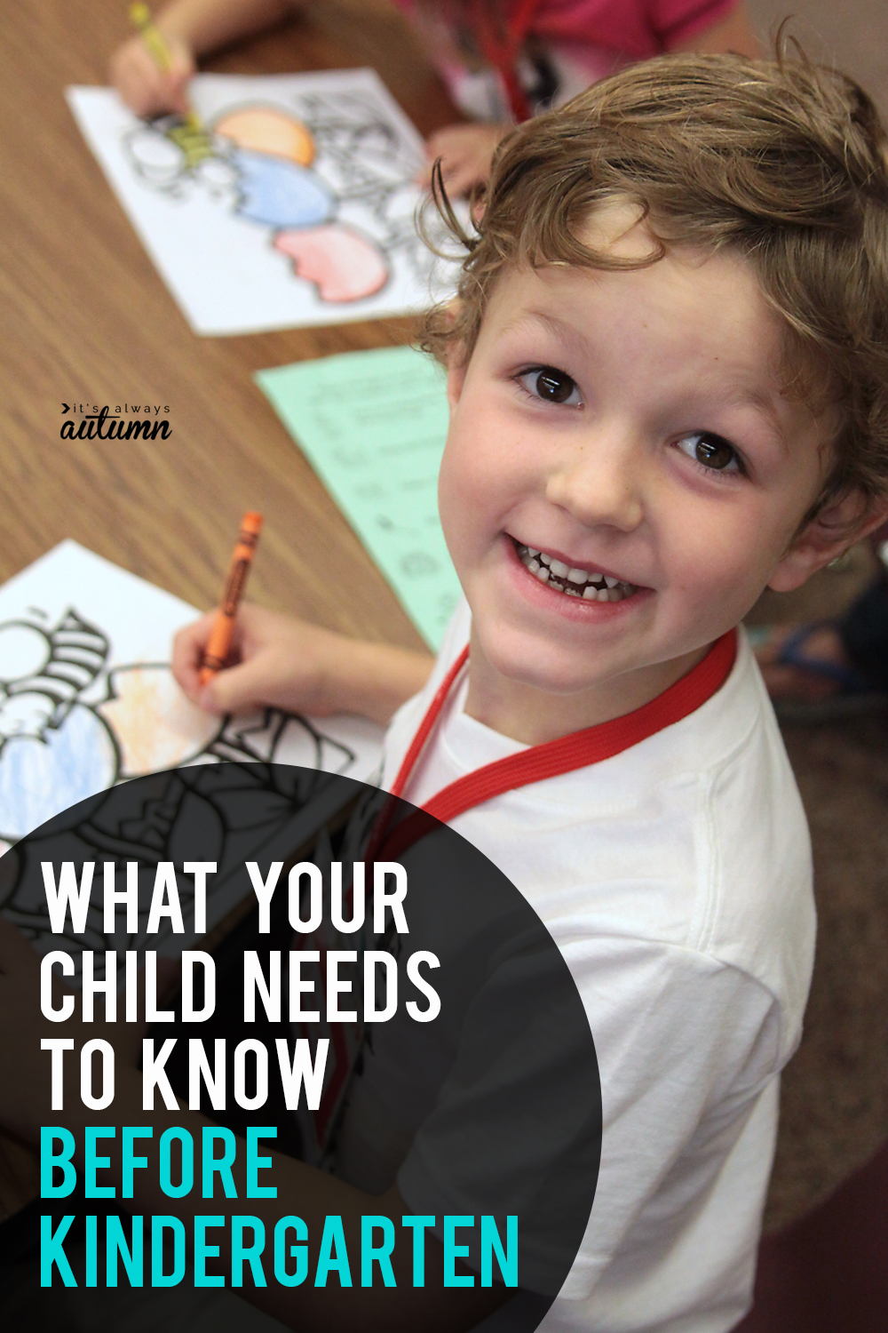 What Must a Kindergartener Understand