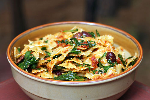 Sun dried tomato pesto pasta