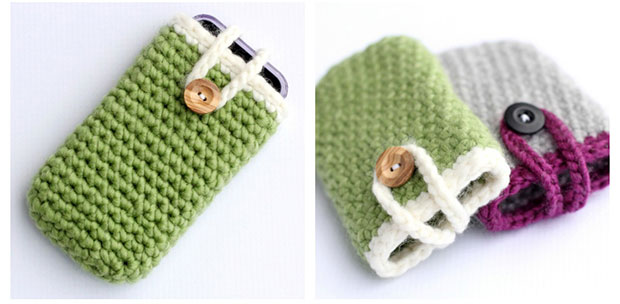 Crochet phone case