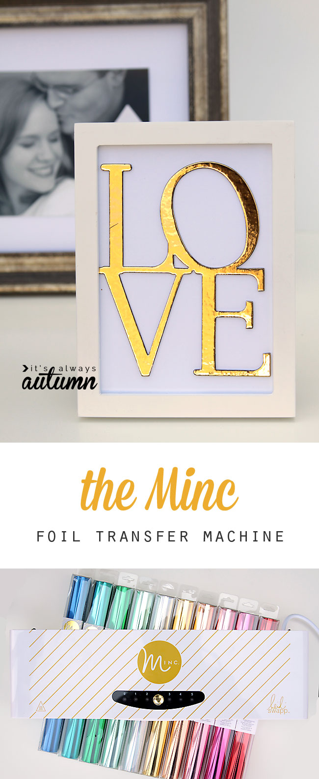 review of the Minc Foil Applicator from Heidi Swapp - how to use