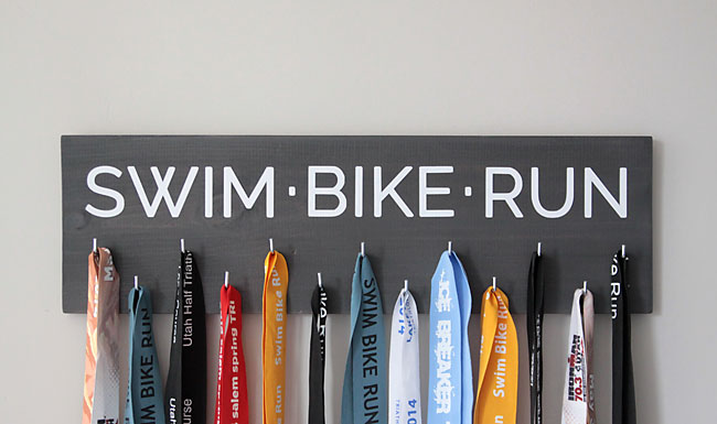 easy DIY race medal holder & display - It's Always Autumn