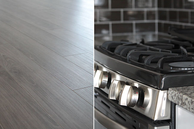 close up of floor; close up of stove